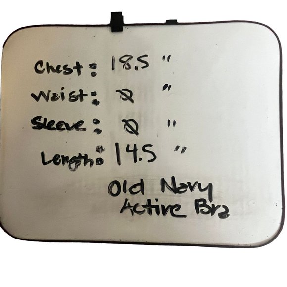 Old Navy Active Medium Support PowerSoft Go-Dry Sports Bra Grey Plus Size 2X - Picture 6 of 6